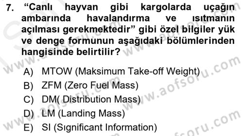 Harekat Performans Dersi 2017 - 2018 Yılı (Final) Dönem Sonu Sınav Soruları 7. Soru