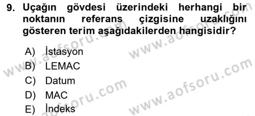 Harekat Performans Dersi 2017 - 2018 Yılı (Final) Dönem Sonu Sınav Soruları 9. Soru