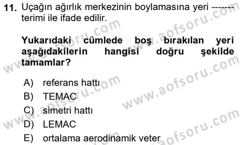 Harekat Performans Dersi 2018 - 2019 Yılı (Vize) Ara Sınav Soruları 11. Soru