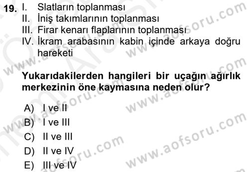 Harekat Performans Dersi 2018 - 2019 Yılı (Vize) Ara Sınav Soruları 19. Soru