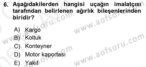 Harekat Performans Dersi 2018 - 2019 Yılı (Vize) Ara Sınav Soruları 6. Soru
