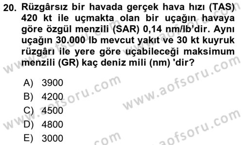 Harekat Performans Dersi 2018 - 2019 Yılı (Final) Dönem Sonu Sınav Soruları 20. Soru