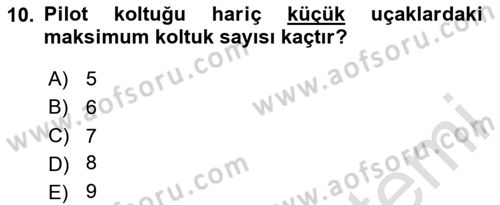 Harekat Performans Dersi 2020 - 2021 Yılı Yaz Okulu Sınav Soruları 10. Soru