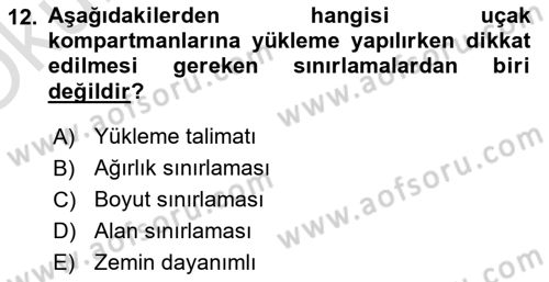 Harekat Performans Dersi 2020 - 2021 Yılı Yaz Okulu Sınav Soruları 12. Soru