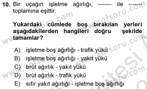 Harekat Performans Dersi 2021 - 2022 Yılı (Vize) Ara Sınav Soruları 10. Soru