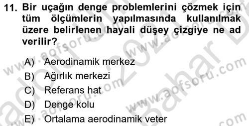 Harekat Performans Dersi 2021 - 2022 Yılı (Vize) Ara Sınav Soruları 11. Soru