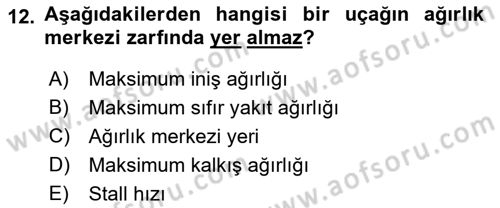 Harekat Performans Dersi 2021 - 2022 Yılı (Vize) Ara Sınav Soruları 12. Soru