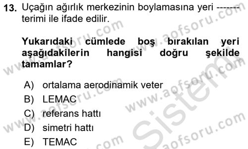 Harekat Performans Dersi 2021 - 2022 Yılı (Vize) Ara Sınav Soruları 13. Soru