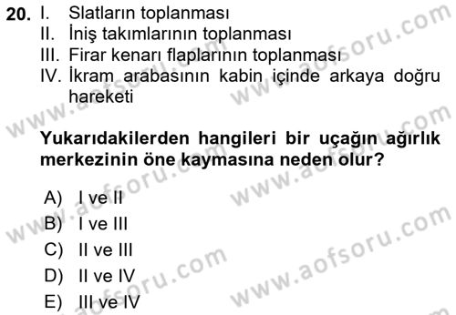 Harekat Performans Dersi 2021 - 2022 Yılı (Vize) Ara Sınav Soruları 20. Soru