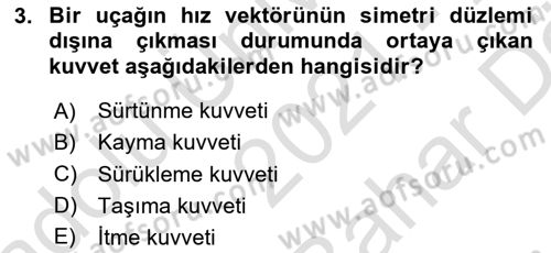 Harekat Performans Dersi 2021 - 2022 Yılı (Vize) Ara Sınav Soruları 3. Soru