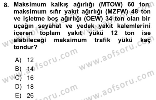 Harekat Performans Dersi 2021 - 2022 Yılı (Vize) Ara Sınav Soruları 8. Soru