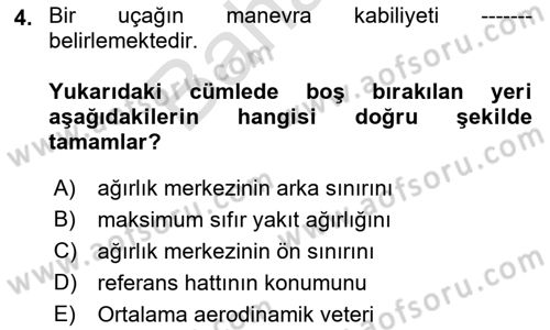 Harekat Performans Dersi 2021 - 2022 Yılı (Final) Dönem Sonu Sınavı 4. Soru