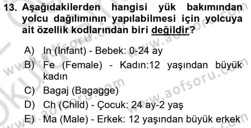 Harekat Performans Dersi 2021 - 2022 Yılı Yaz Okulu Sınav Soruları 13. Soru