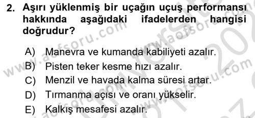 Harekat Performans Dersi 2021 - 2022 Yılı Yaz Okulu Sınav Soruları 2. Soru