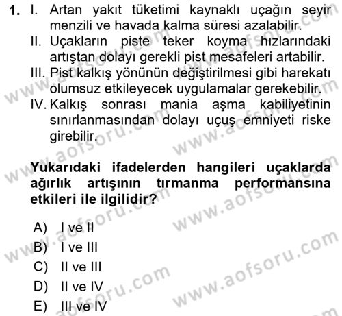 Harekat Performans Dersi 2023 - 2024 Yılı (Vize) Ara Sınav Soruları 1. Soru