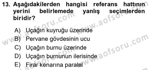 Harekat Performans Dersi 2023 - 2024 Yılı (Vize) Ara Sınav Soruları 13. Soru