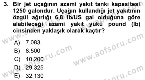 Harekat Performans Dersi 2023 - 2024 Yılı (Vize) Ara Sınav Soruları 3. Soru
