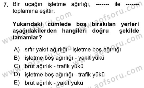 Harekat Performans Dersi 2023 - 2024 Yılı (Vize) Ara Sınav Soruları 7. Soru
