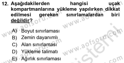 Harekat Performans Dersi 2023 - 2024 Yılı (Final) Dönem Sonu Sınav Soruları 12. Soru