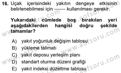 Harekat Performans Dersi 2023 - 2024 Yılı (Final) Dönem Sonu Sınav Soruları 16. Soru