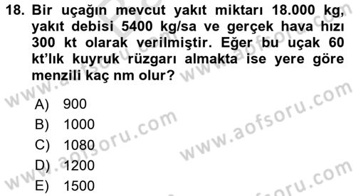 Harekat Performans Dersi 2023 - 2024 Yılı (Final) Dönem Sonu Sınav Soruları 18. Soru