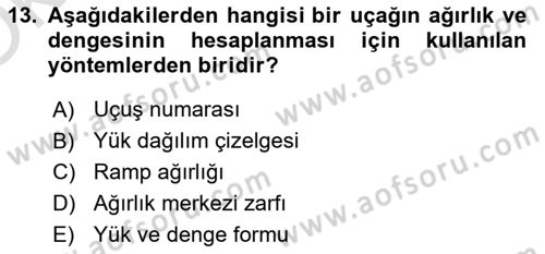 Harekat Performans Dersi 2023 - 2024 Yılı Yaz Okulu Sınav Soruları 13. Soru