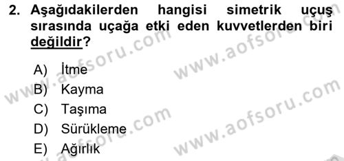 Harekat Performans Dersi 2023 - 2024 Yılı Yaz Okulu Sınav Soruları 2. Soru