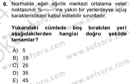 Harekat Performans Dersi 2023 - 2024 Yılı Yaz Okulu Sınav Soruları 6. Soru