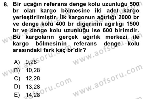 Harekat Performans Dersi 2023 - 2024 Yılı Yaz Okulu Sınav Soruları 8. Soru