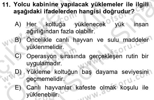 Harekat Performans Dersi 2024 - 2025 Yılı (Final) Dönem Sonu Sınav Soruları 11. Soru