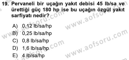 Harekat Performans Dersi 2024 - 2025 Yılı (Final) Dönem Sonu Sınav Soruları 19. Soru