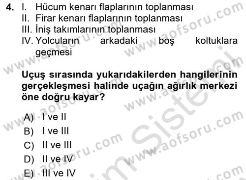 Harekat Performans Dersi 2024 - 2025 Yılı (Final) Dönem Sonu Sınav Soruları 4. Soru