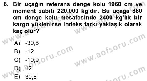 Harekat Performans Dersi 2024 - 2025 Yılı (Final) Dönem Sonu Sınav Soruları 6. Soru