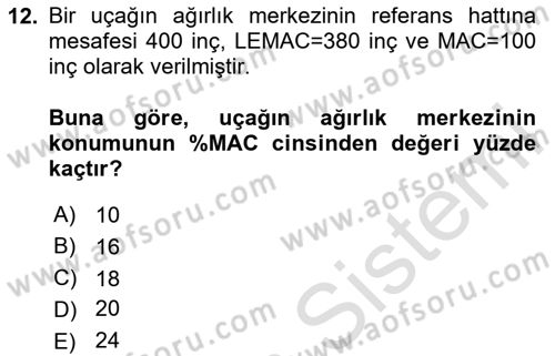 Harekat Performans Dersi 2025 - 2026 Yılı (Vize) Ara Sınav Soruları 12. Soru