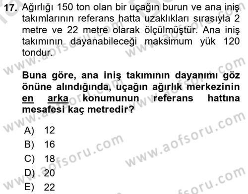 Harekat Performans Dersi 2025 - 2026 Yılı (Vize) Ara Sınav Soruları 17. Soru