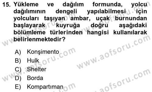 Harekat Performans Dersi 2025 - 2026 Yılı (Final) Dönem Sonu Sınav Soruları 15. Soru