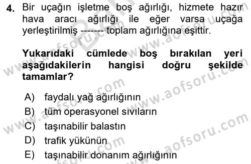 Harekat Performans Dersi 2025 - 2026 Yılı (Final) Dönem Sonu Sınav Soruları 4. Soru