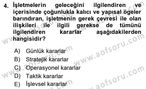 Havaalanı Yönetimi Dersi 2021 - 2022 Yılı (Final) Dönem Sonu Sınav Soruları 4. Soru