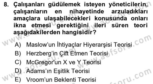 Havaalanı Yönetimi Dersi 2025 - 2026 Yılı (Vize) Ara Sınav Soruları 8. Soru