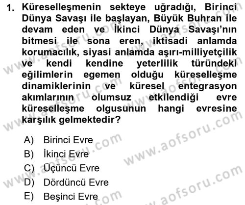 Hava Kargo Ve Tehlikeli Maddeler Dersi 2021 - 2022 Yılı (Final) Dönem Sonu Sınav Soruları 1. Soru