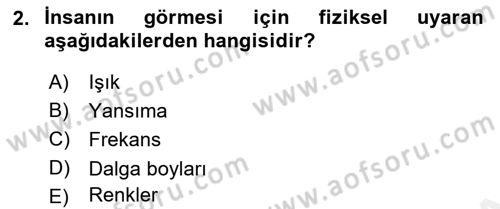 Havacılık Emniyeti Dersi Ara Sınavı Deneme Sınav Soruları 2. Soru