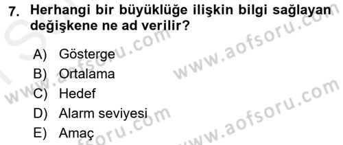 Havacılık Emniyeti Dersi 2018 - 2019 Yılı (Final) Dönem Sonu Sınav Soruları 7. Soru