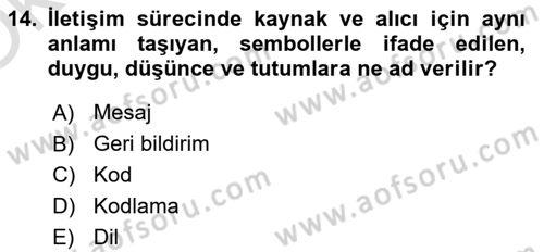 Havacılık Emniyeti Dersi 2020 - 2021 Yılı Yaz Okulu Sınav Soruları 14. Soru