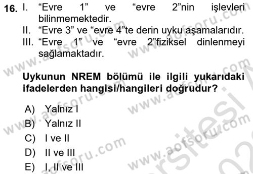 Havacılık Emniyeti Dersi 2021 - 2022 Yılı (Vize) Ara Sınav Soruları 16. Soru