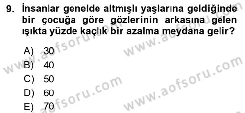 Havacılık Emniyeti Dersi 2021 - 2022 Yılı (Vize) Ara Sınav Soruları 9. Soru