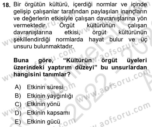 Havacılık Emniyeti Dersi 2022 - 2023 Yılı (Vize) Ara Sınav Soruları 18. Soru