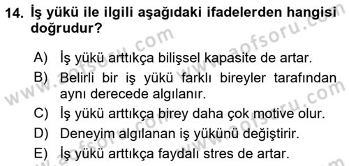Havacılık Emniyeti Dersi 2023 - 2024 Yılı (Vize) Ara Sınav Soruları 14. Soru