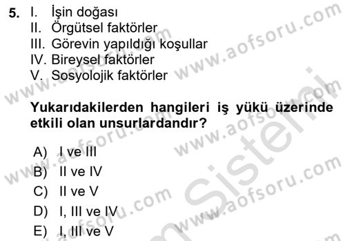 Havacılık Emniyeti Dersi 2023 - 2024 Yılı Yaz Okulu Sınav Soruları 5. Soru