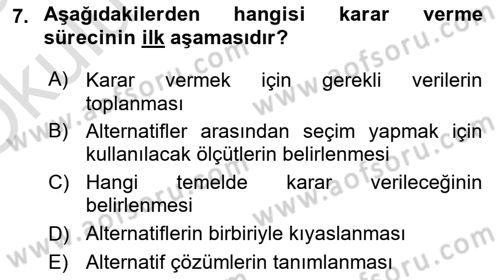 Havacılık Emniyeti Dersi 2024 - 2025 Yılı Yaz Okulu Sınav Soruları 7. Soru