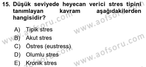 Havacılık Emniyeti Dersi 2025 - 2026 Yılı (Vize) Ara Sınav Soruları 15. Soru
